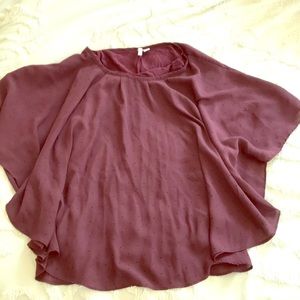 Elle Cape blouse, size XL